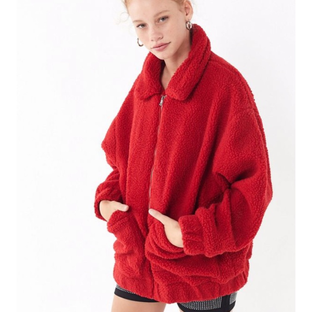 NEW RED I AM GIA PIXIE COAT - Picture 4 of 6